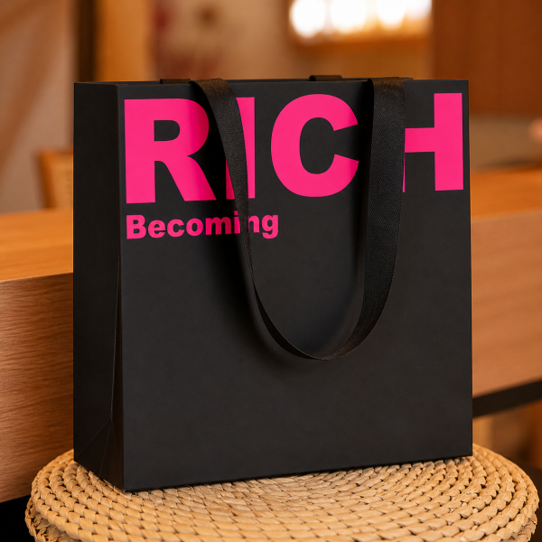 Premium White Cardboard Paper Bags