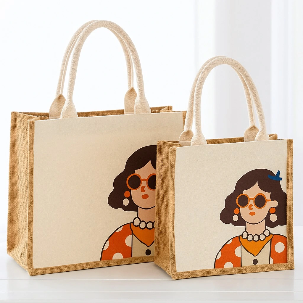 Tote Bag Jute V - Image 2