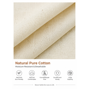 Pure Cotton Drawstring Bags - Image 8