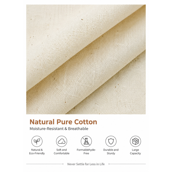 Pure Cotton Drawstring Bags