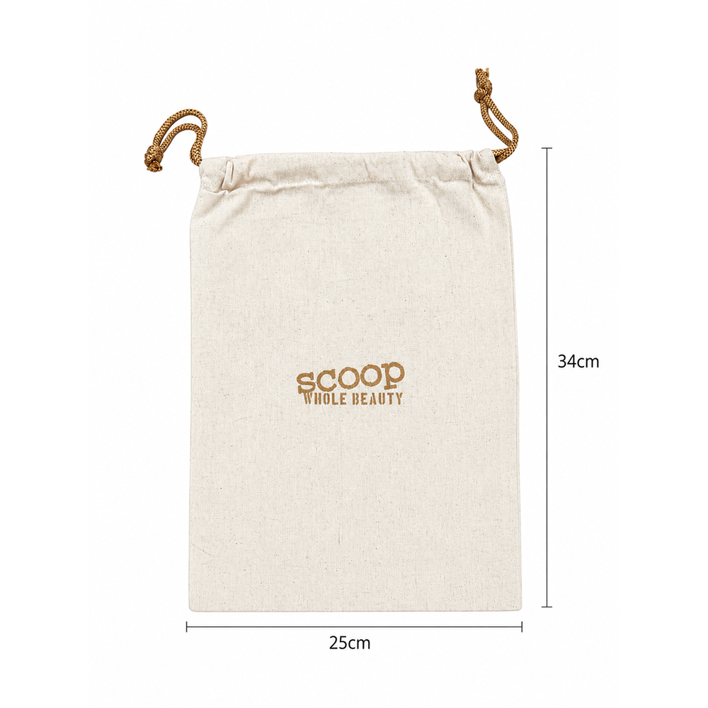 Drawstring Bags Raw Cotton - Image 5