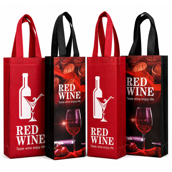 Bulk Non-Woven Bottle Bags