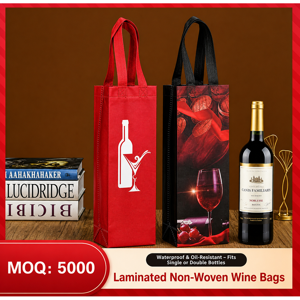 Bulk Non-Woven Bottle Bags - Image 4