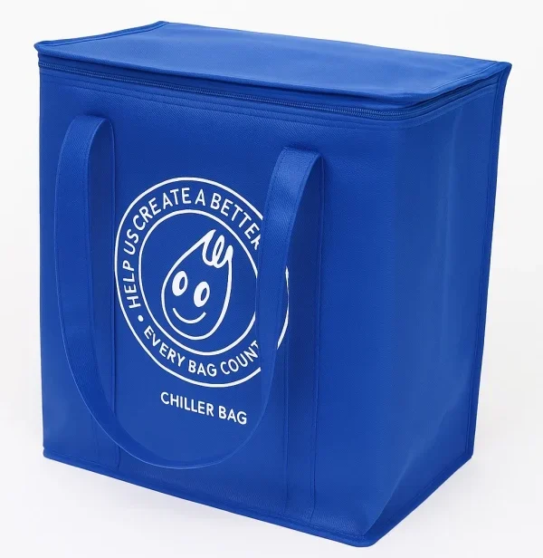 A chiller bag made from non woven polypropylene