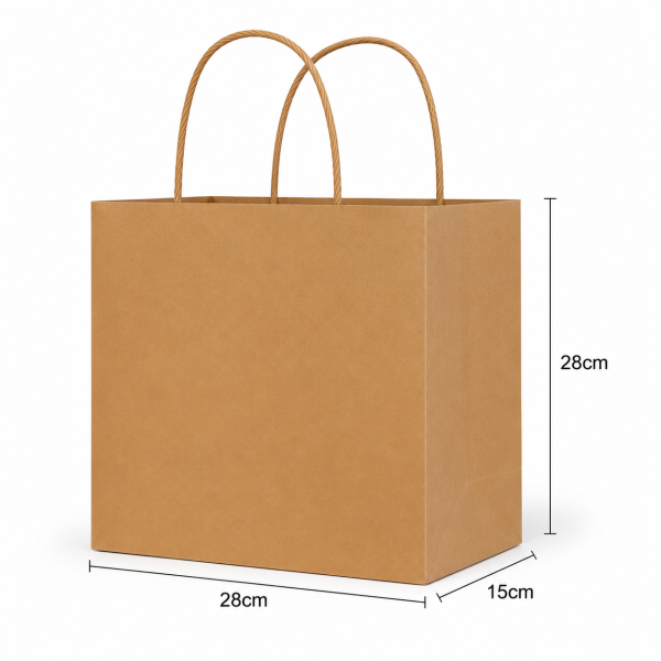 Paper Bags With Flat Paper Handles