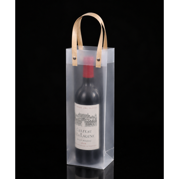 Frosted PP Wine Gift Bag