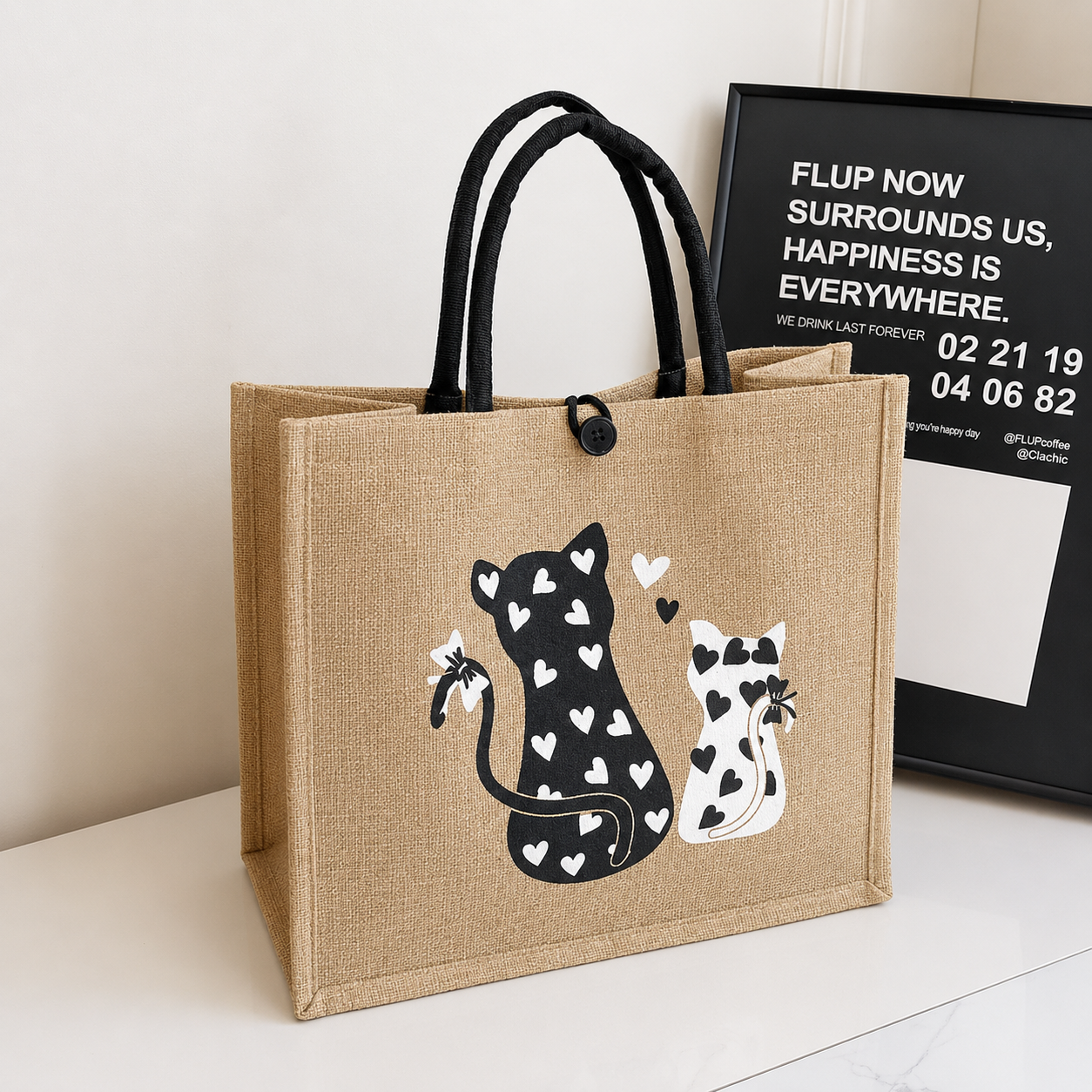 Jute Grocery Shopping Bags - Image 1