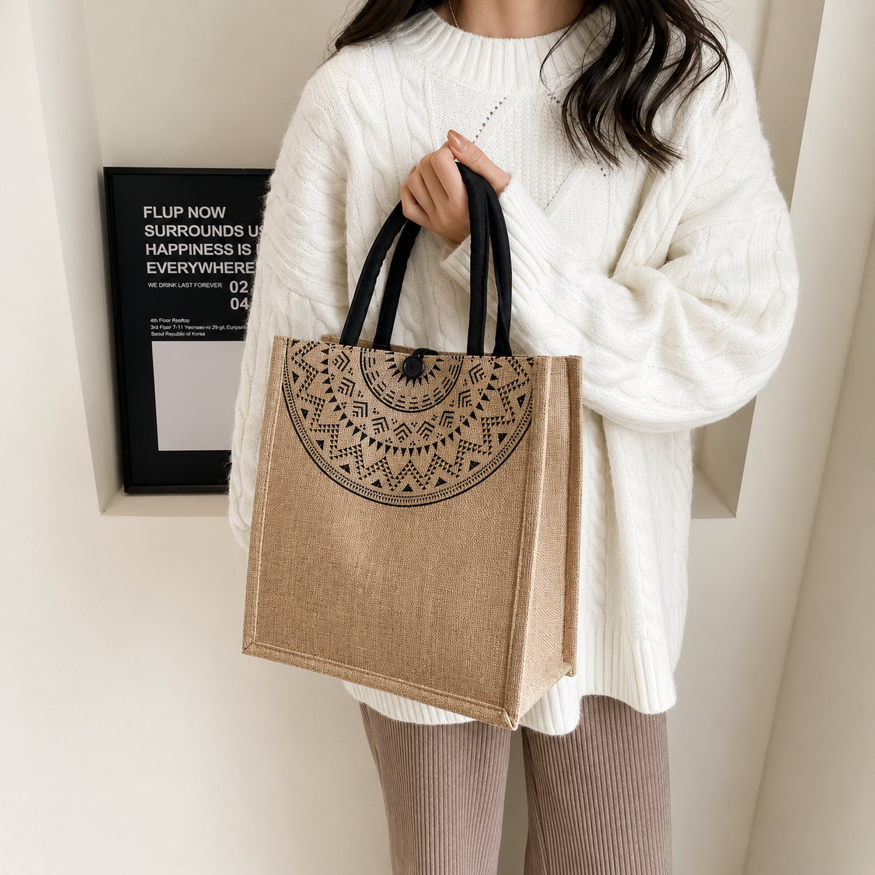 Jute Grocery Shopping Bags - Image 12