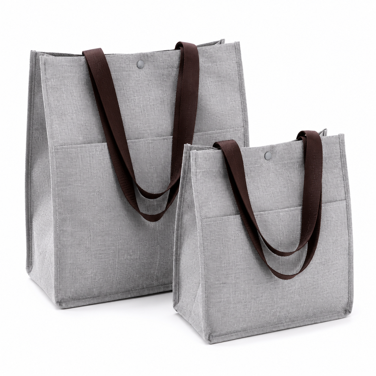 Linen-like Polyester Carry Bags - Image 1