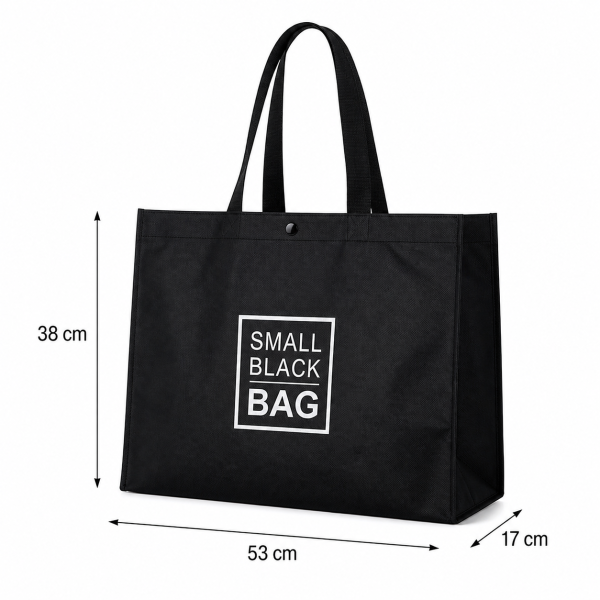 Oxford Black Tote Bag