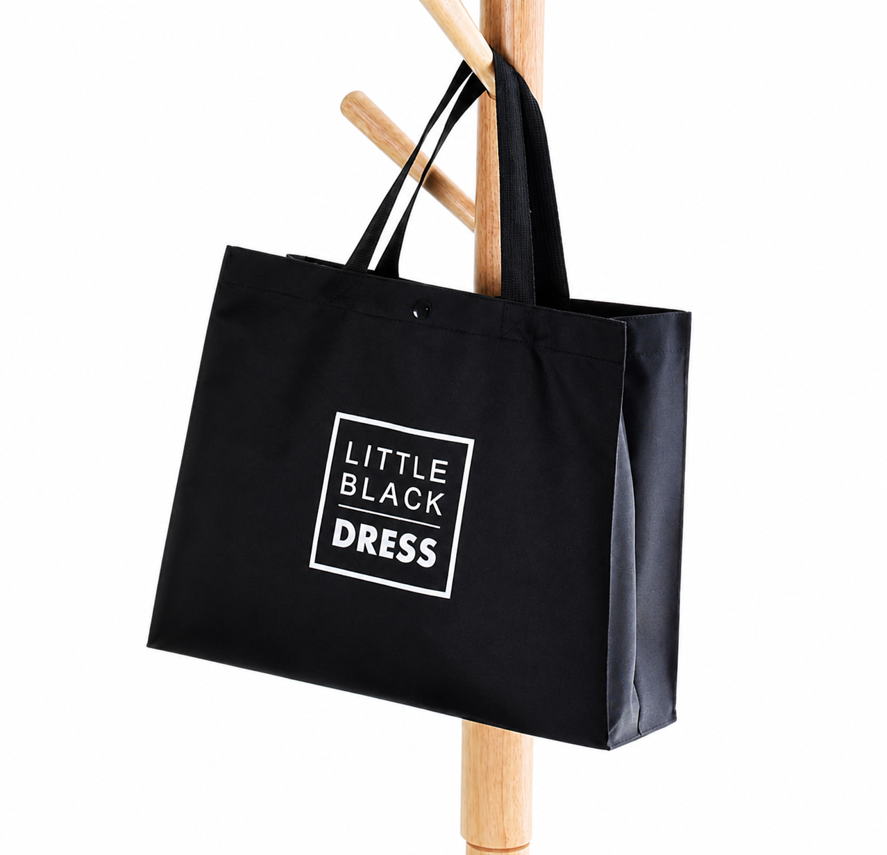 Oxford Black Tote Bag - Image 3