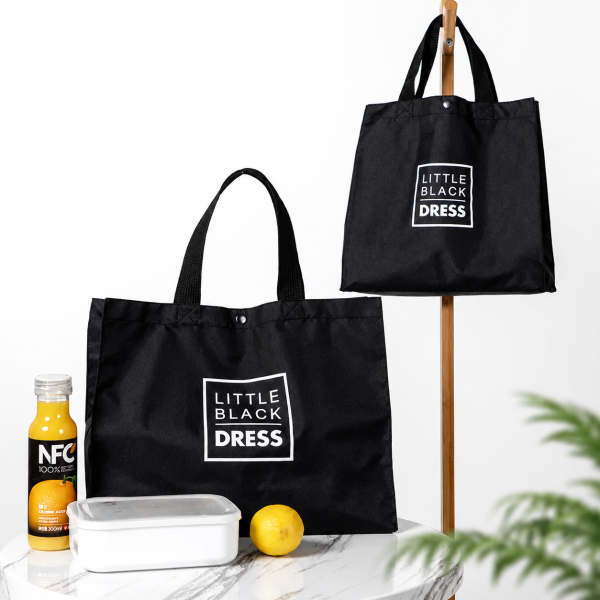 Oxford Black Tote Bag