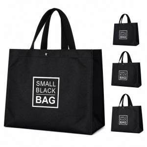 Oxford Black Tote Bag - Image 5