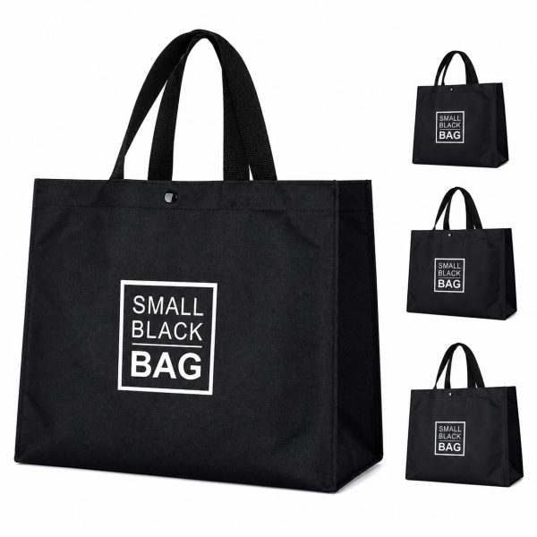 Oxford Black Tote Bag