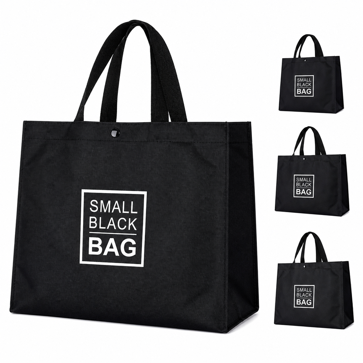 Oxford Black Tote Bag - Image 5