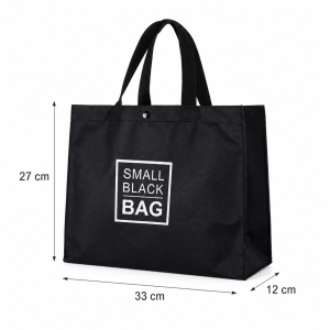 Oxford Black Tote Bag - Image 8