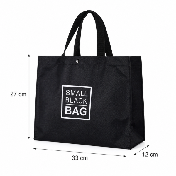 Oxford Black Tote Bag