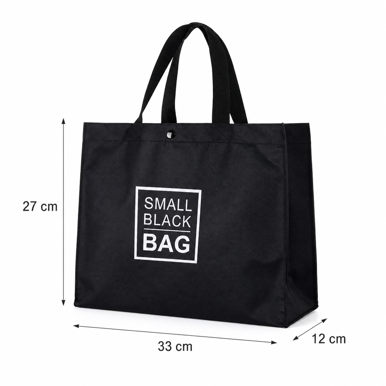 Oxford Black Tote Bag - Image 8