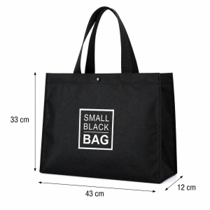 Oxford Black Tote Bag - Image 9
