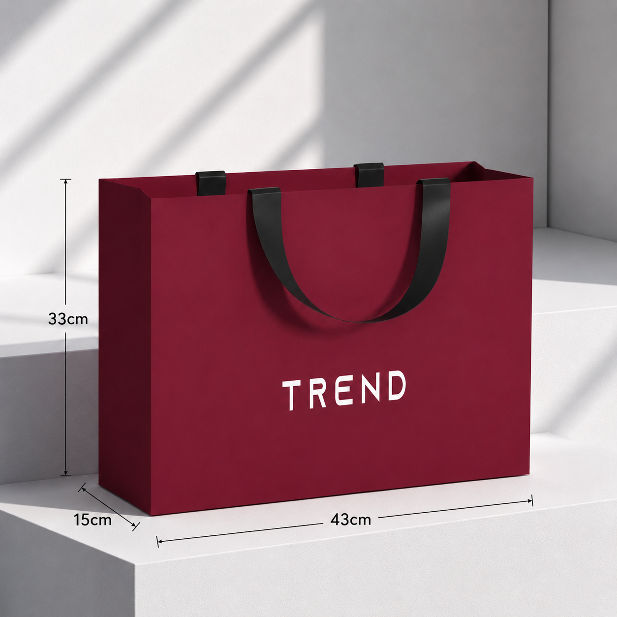 Paper Bag with Ribbon Handles - Image 14