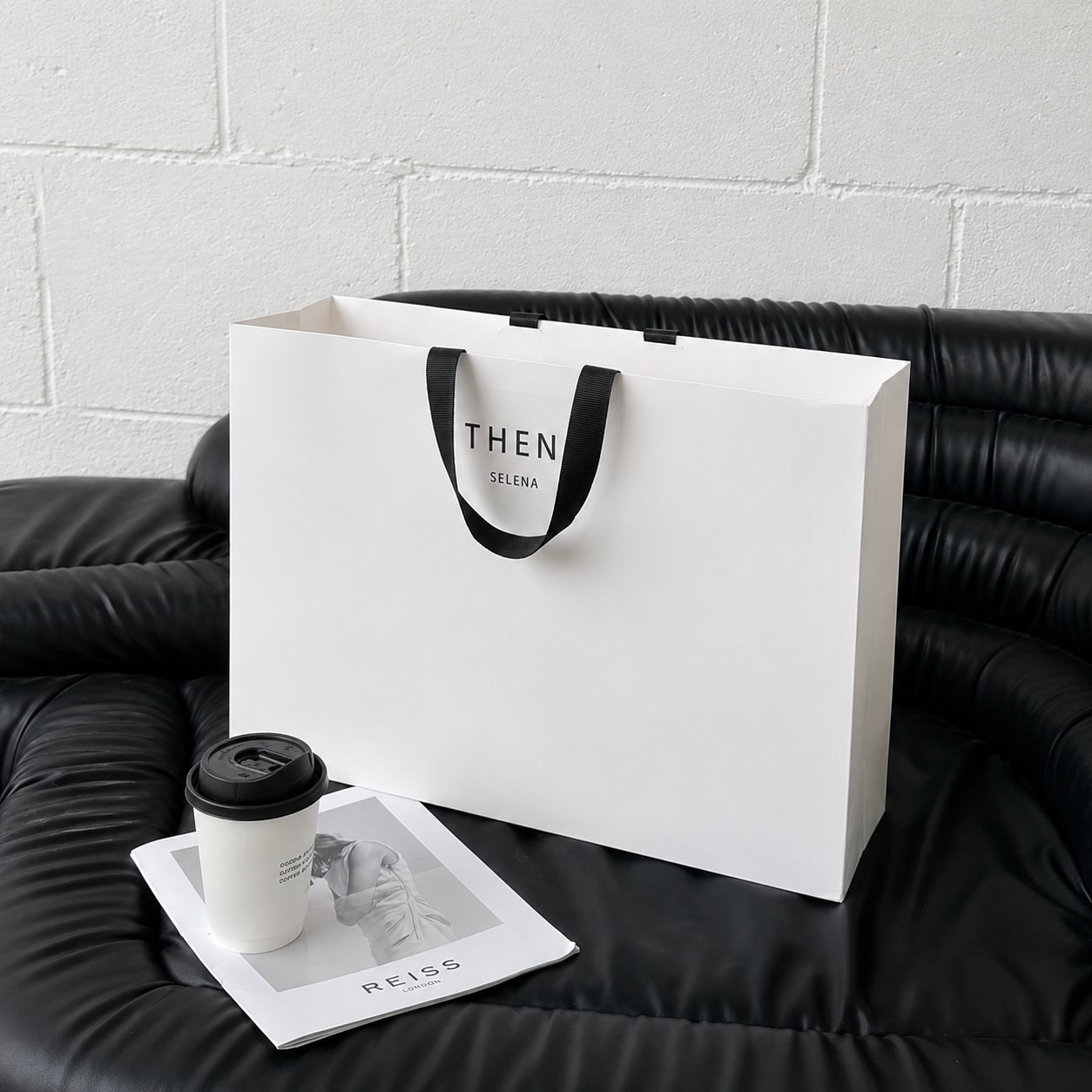 Paper Bag with Ribbon Handles - Image 3