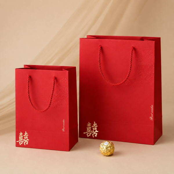 Paper Bag with Robe Handles