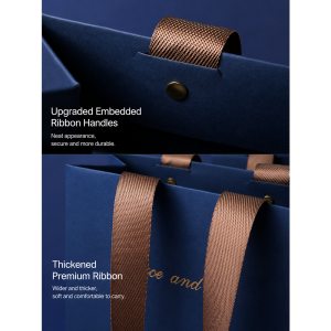 Bottle Bag with Ribbon Handles - Image 4