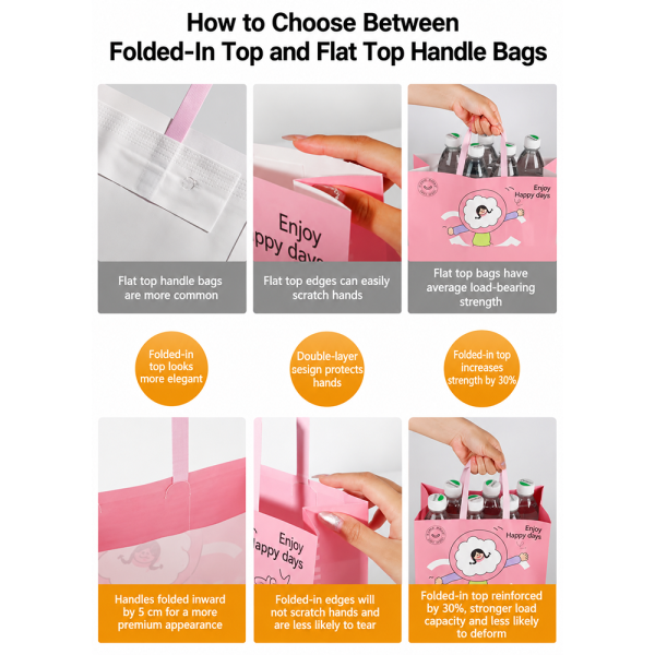 Paper Bags With Flat Paper Handles