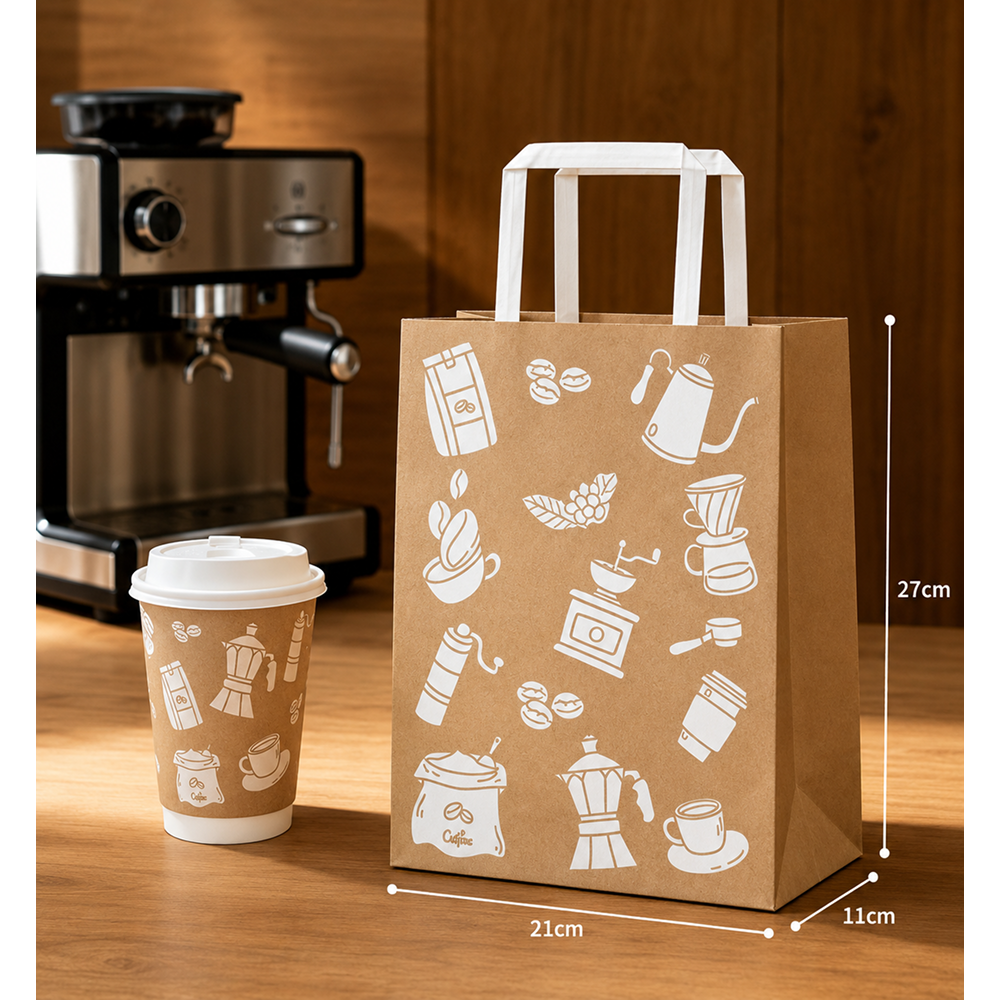 Paper Bags With Flat Paper Handles - Image 13