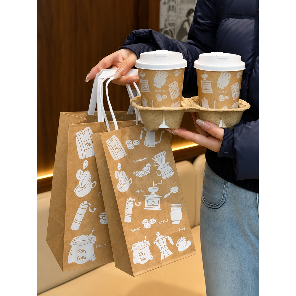 Paper Bags With Flat Paper Handles - Image 3