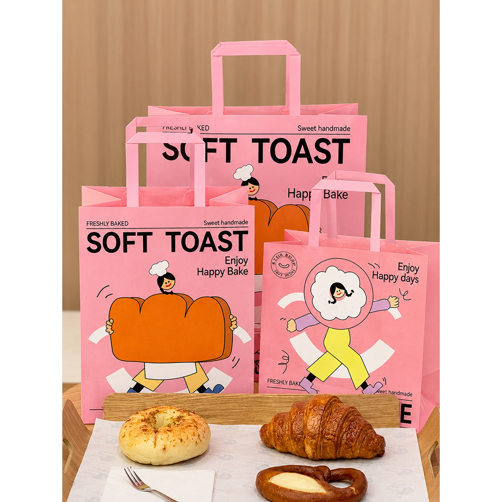 Paper Bags With Flat Paper Handles - Image 4