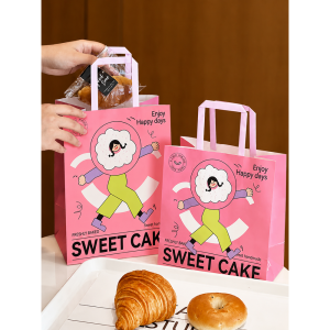 Paper Bags With Flat Paper Handles - Image 6