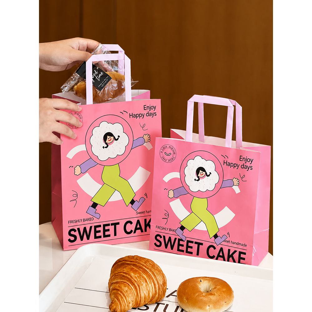 Paper Bags With Flat Paper Handles - Image 6