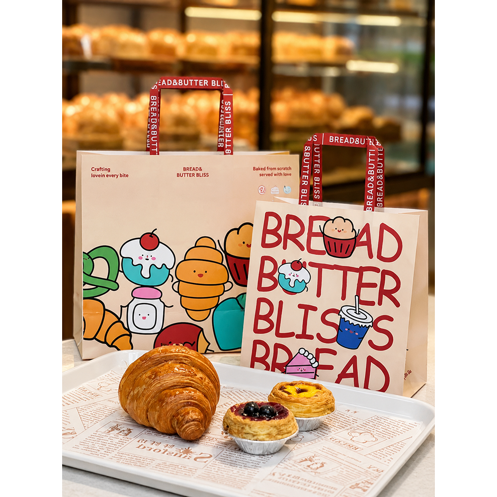 Paper Bags With Flat Paper Handles - Image 9