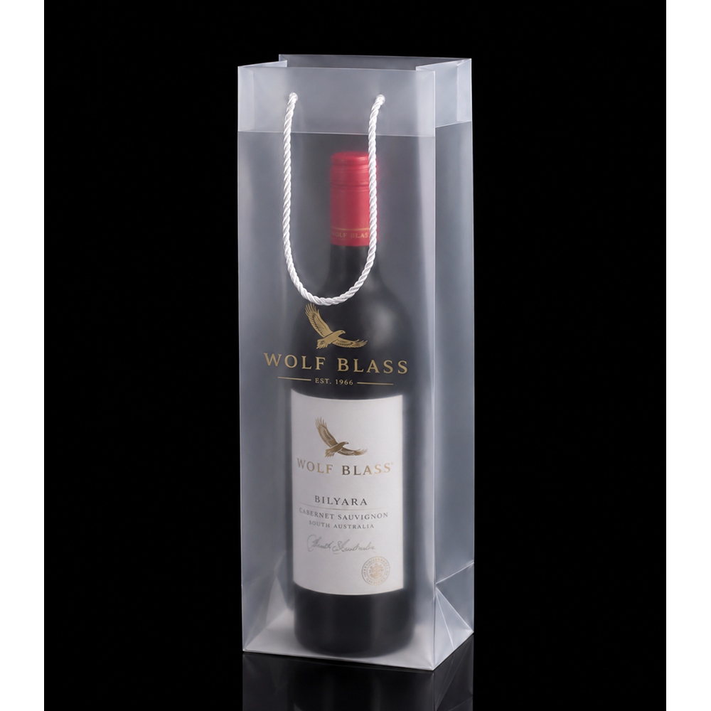 Frosted PP Wine Bag - Image 2