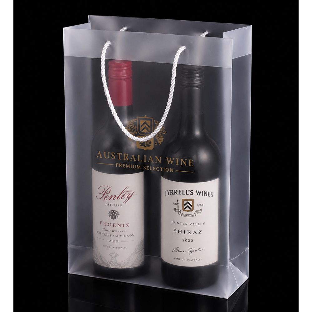 Frosted PP Wine Bag - Image 4