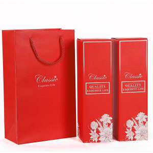 Paper Bottle Bag with Robe Handles - Image 6
