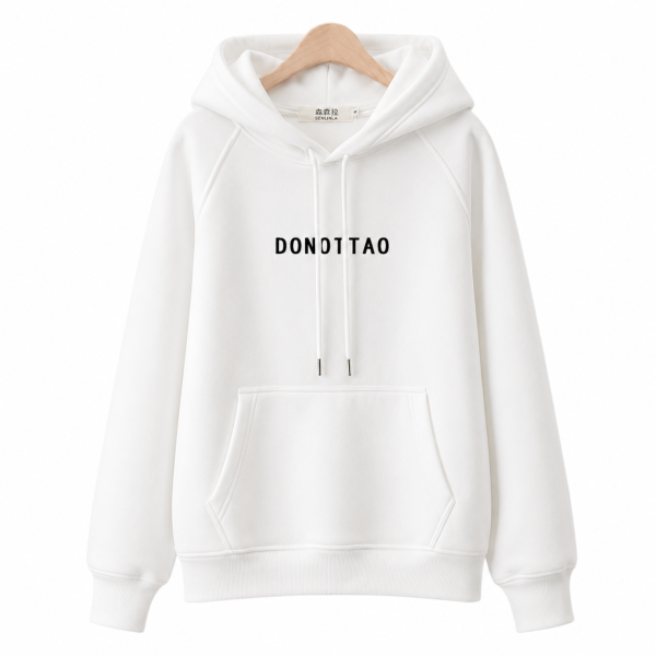 100_ Cotton Pullover Hoodie