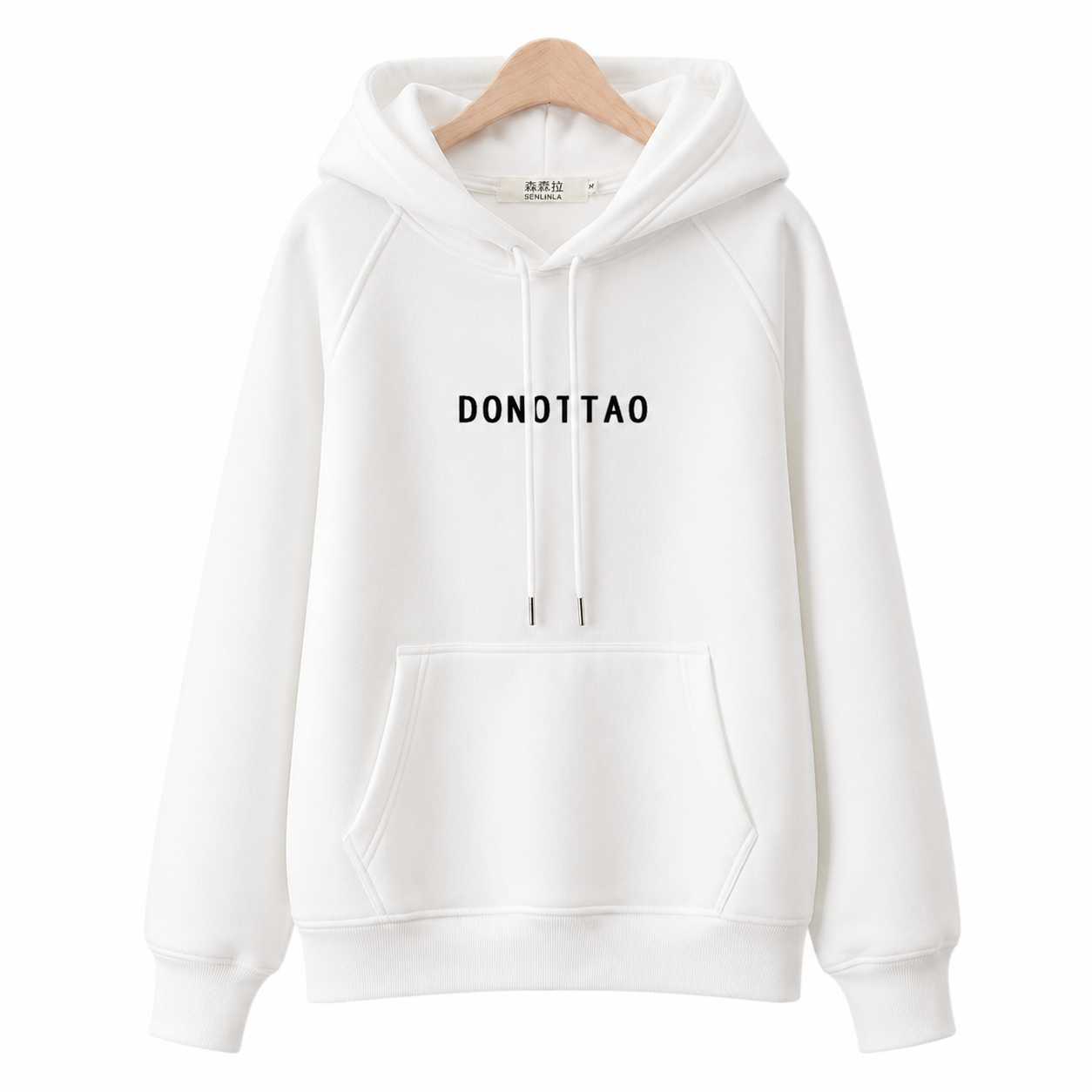 100_ Cotton Pullover Hoodie - Image 12