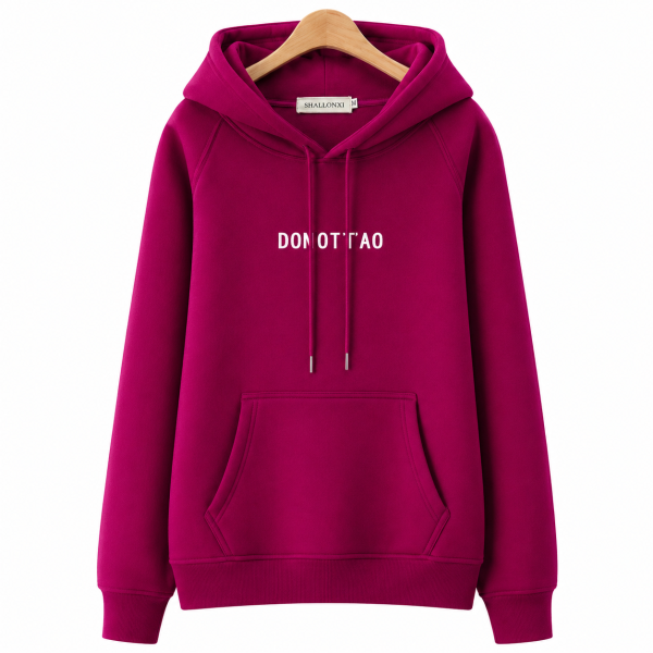 100_ Cotton Pullover Hoodie
