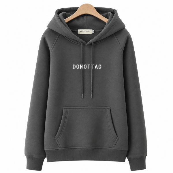 100_ Cotton Pullover Hoodie