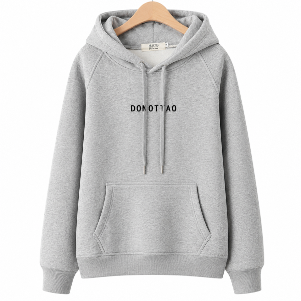 100_ Cotton Pullover Hoodie
