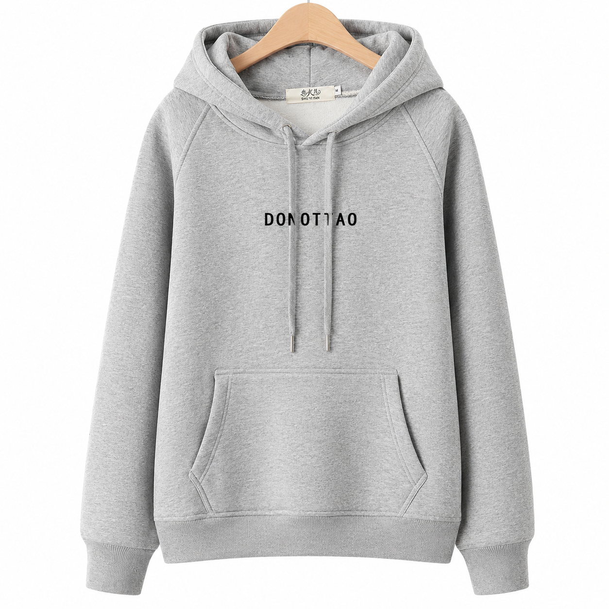 100_ Cotton Pullover Hoodie - Image 9