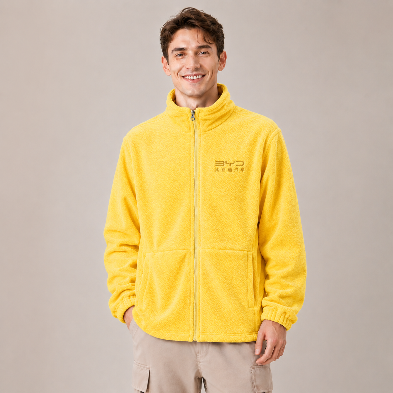 Custom Polar Fleece Jacket 029 - Image 12