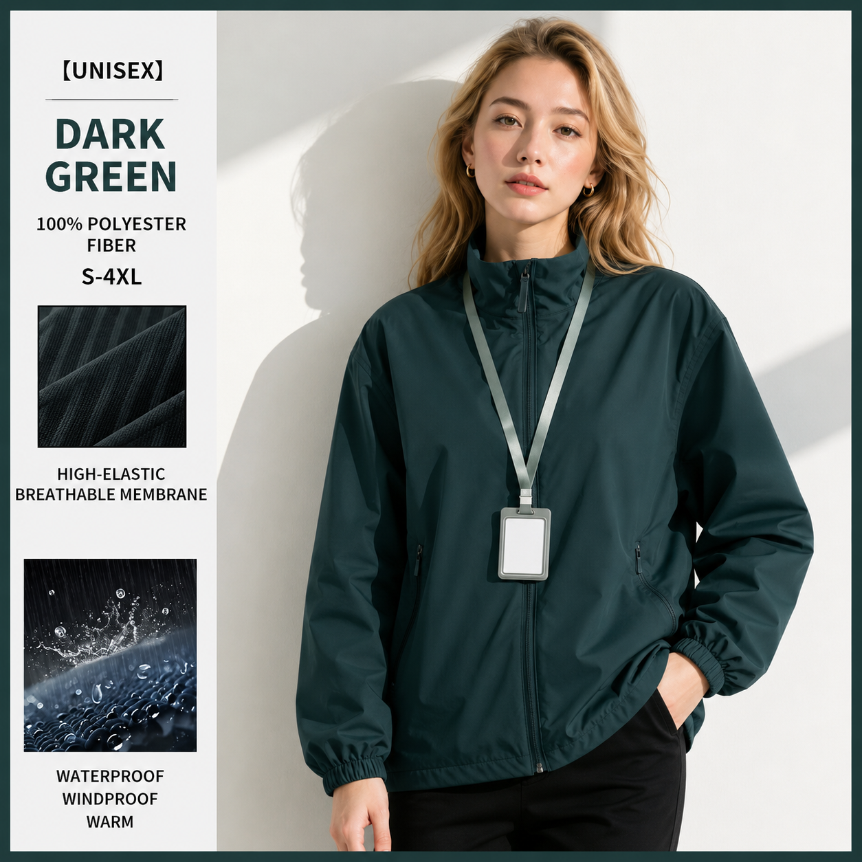Custom Windbreaker Jacket 08 - Image 6