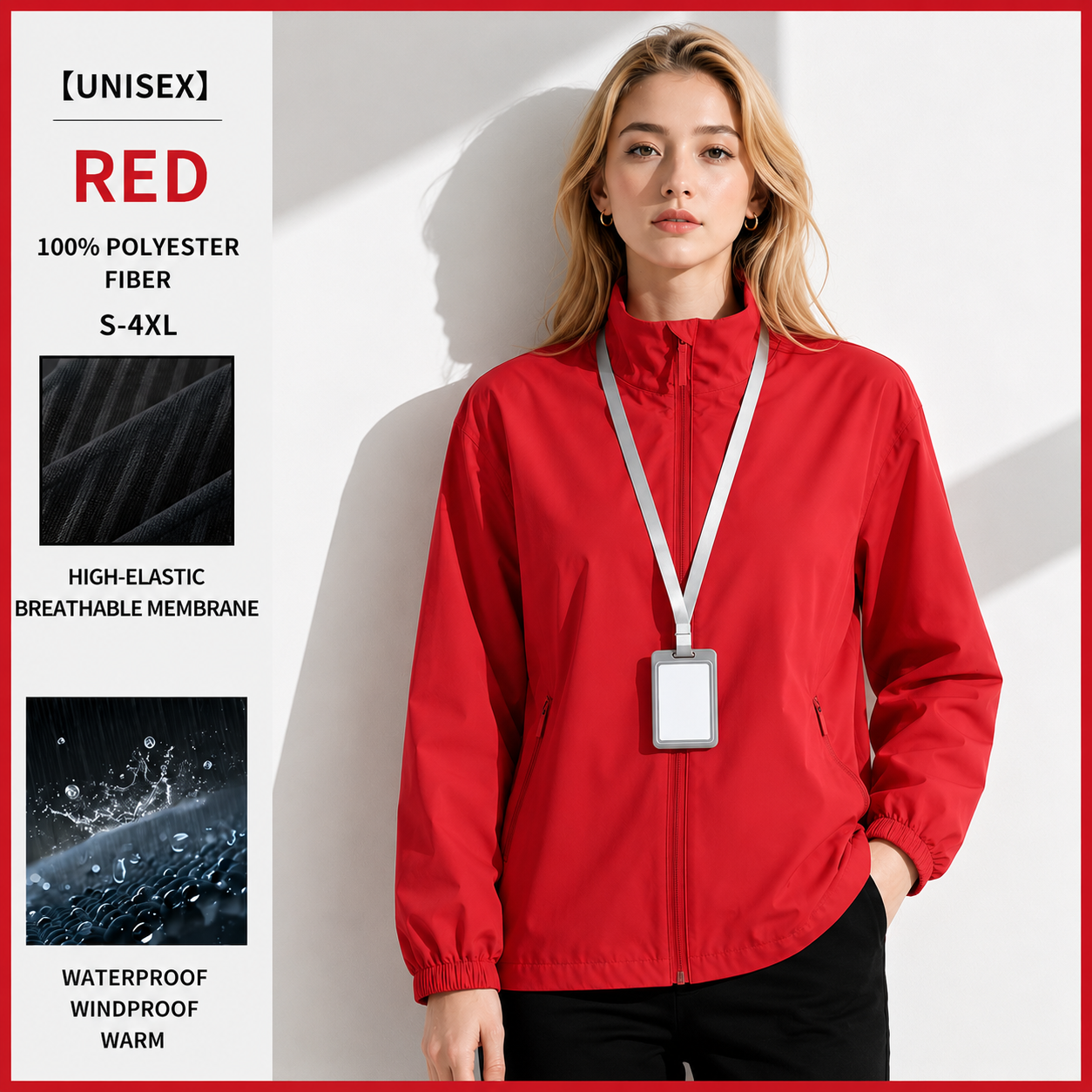 Custom Windbreaker Jacket 08 - Image 7