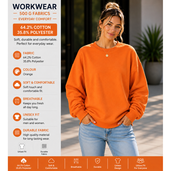 Pure Cotton Sweatshirt