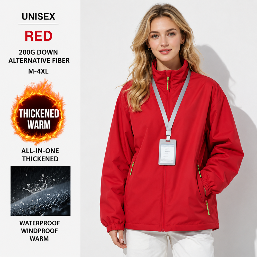 Unisex Warm Windproof Waterproof Thermal Jacket - Image 4