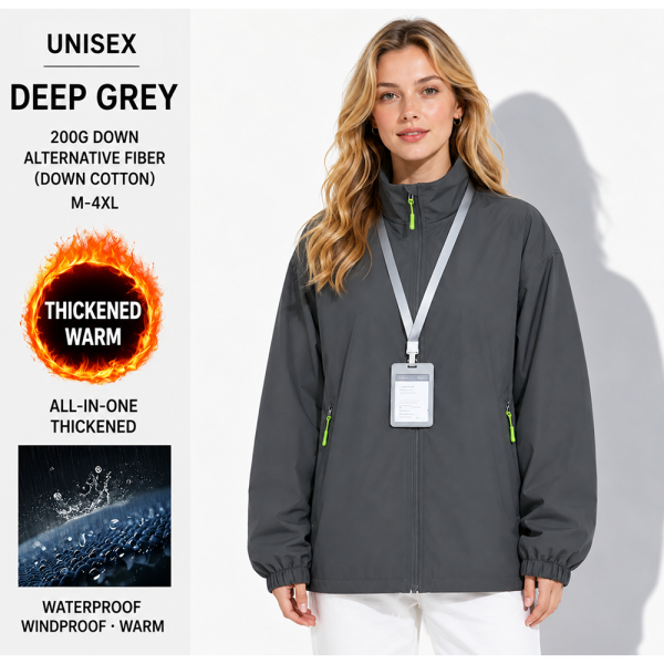 Unisex Warm Windproof Waterproof Thermal Jacket