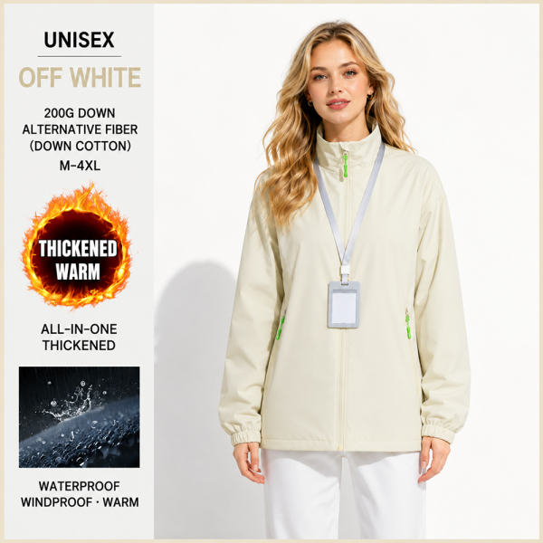 Unisex Warm Windproof Waterproof Thermal Jacket